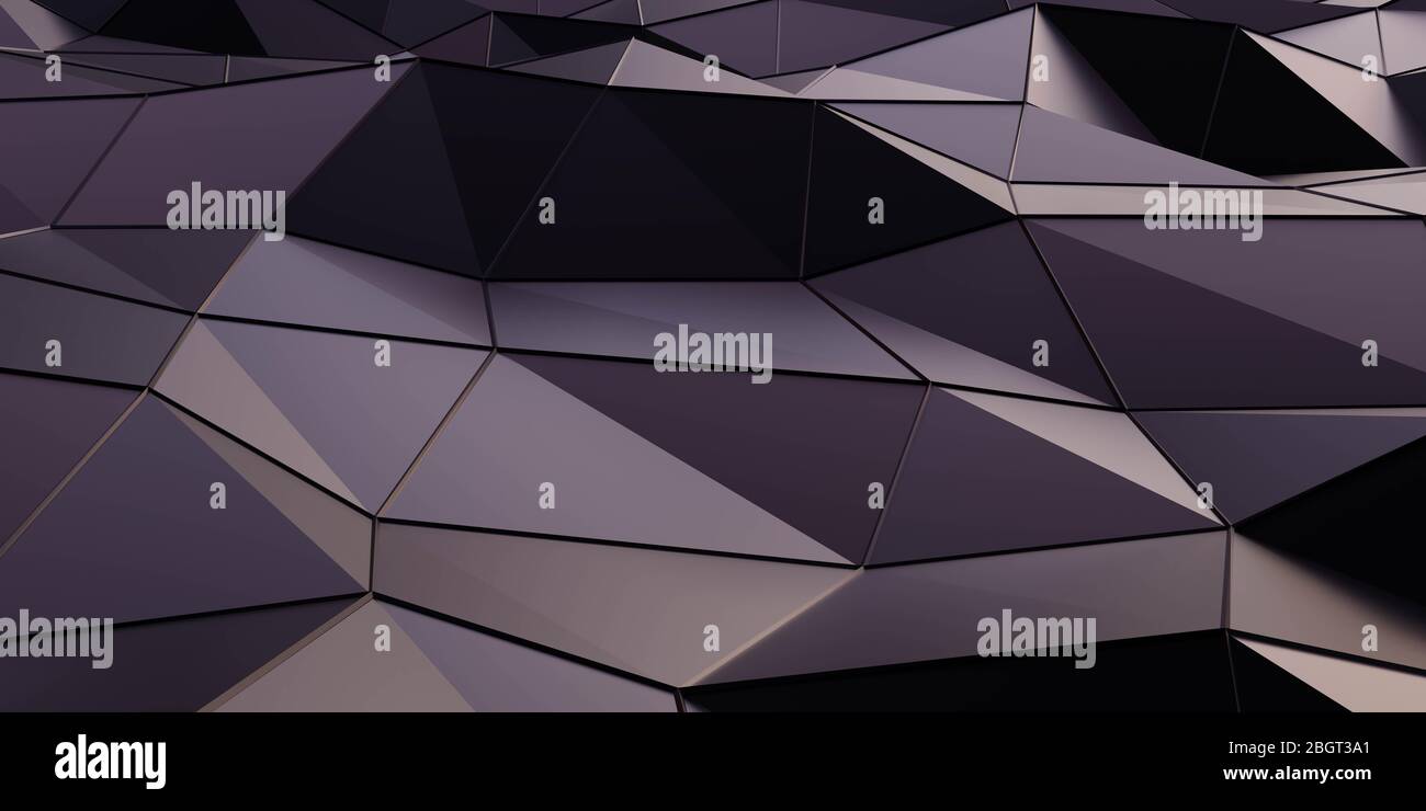 Abstract modern futuristic wallpaper black dark surface triangles with ...