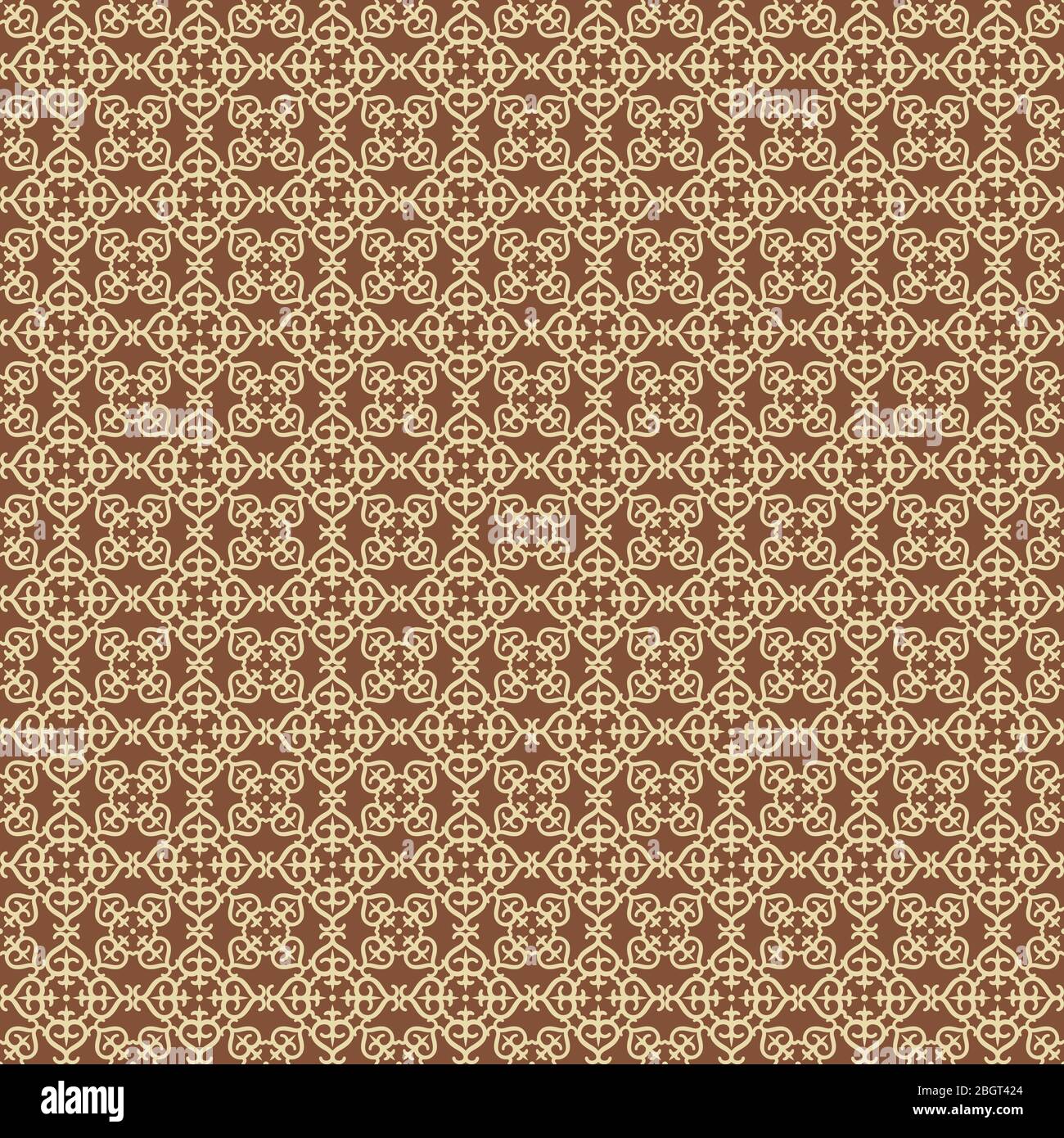 Arabesque gold islamic pattern background, vector illustration Stock ...