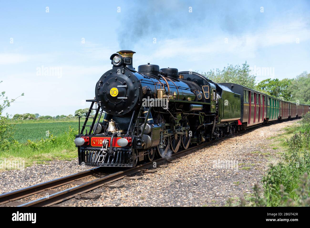 The Romney, Hythe and Dymchurch Railway Stock Photo