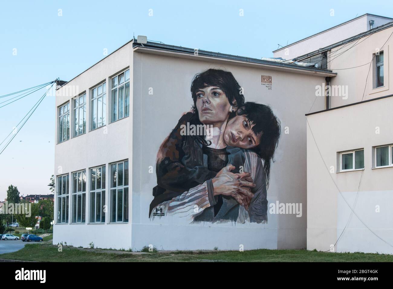 Kosovo street art Stock Photo Alamy