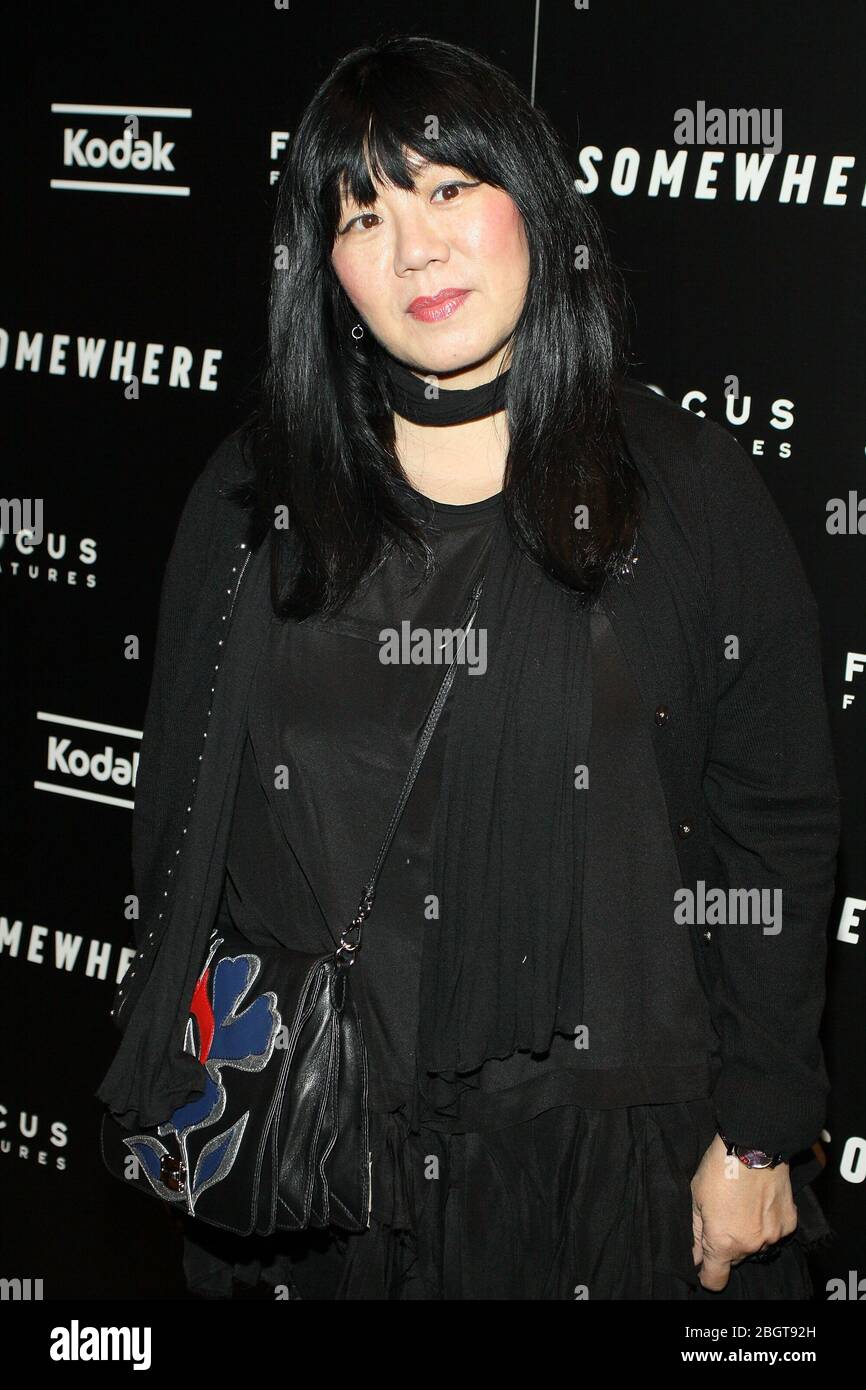 New York, NY, USA. 12 December, 2010. Anna Sui at the New York Screening of 'Somewhere' at the Tribeca Grand Hotel. Credit: Steve Mack/Alamy Stock Photo