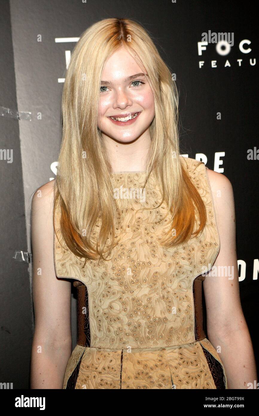 New York, NY, USA. 12 December, 2010. Elle Fanning at the New York Screening of 'Somewhere' at the Tribeca Grand Hotel. Credit: Steve Mack/Alamy Stock Photo