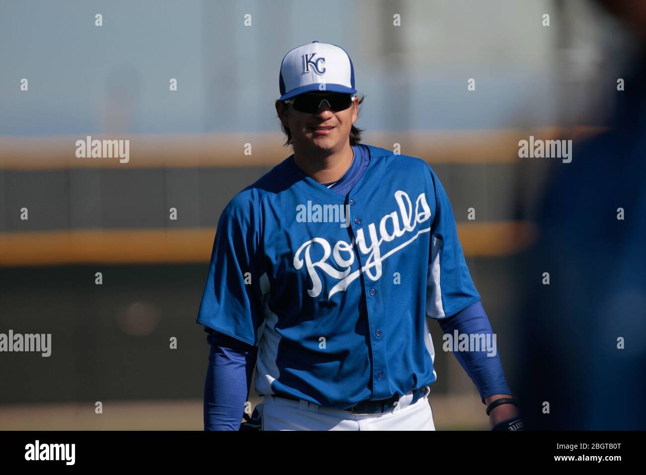 Luis Alonso Mendoza or Luis Mendoza pitcher during spring training for