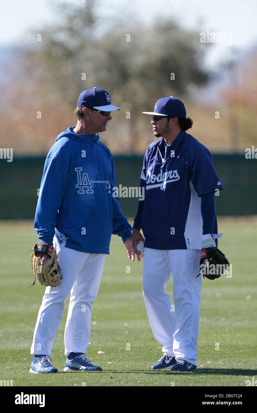 Alfredo Amezaga of LA Dodgers Stock Photo Alamy