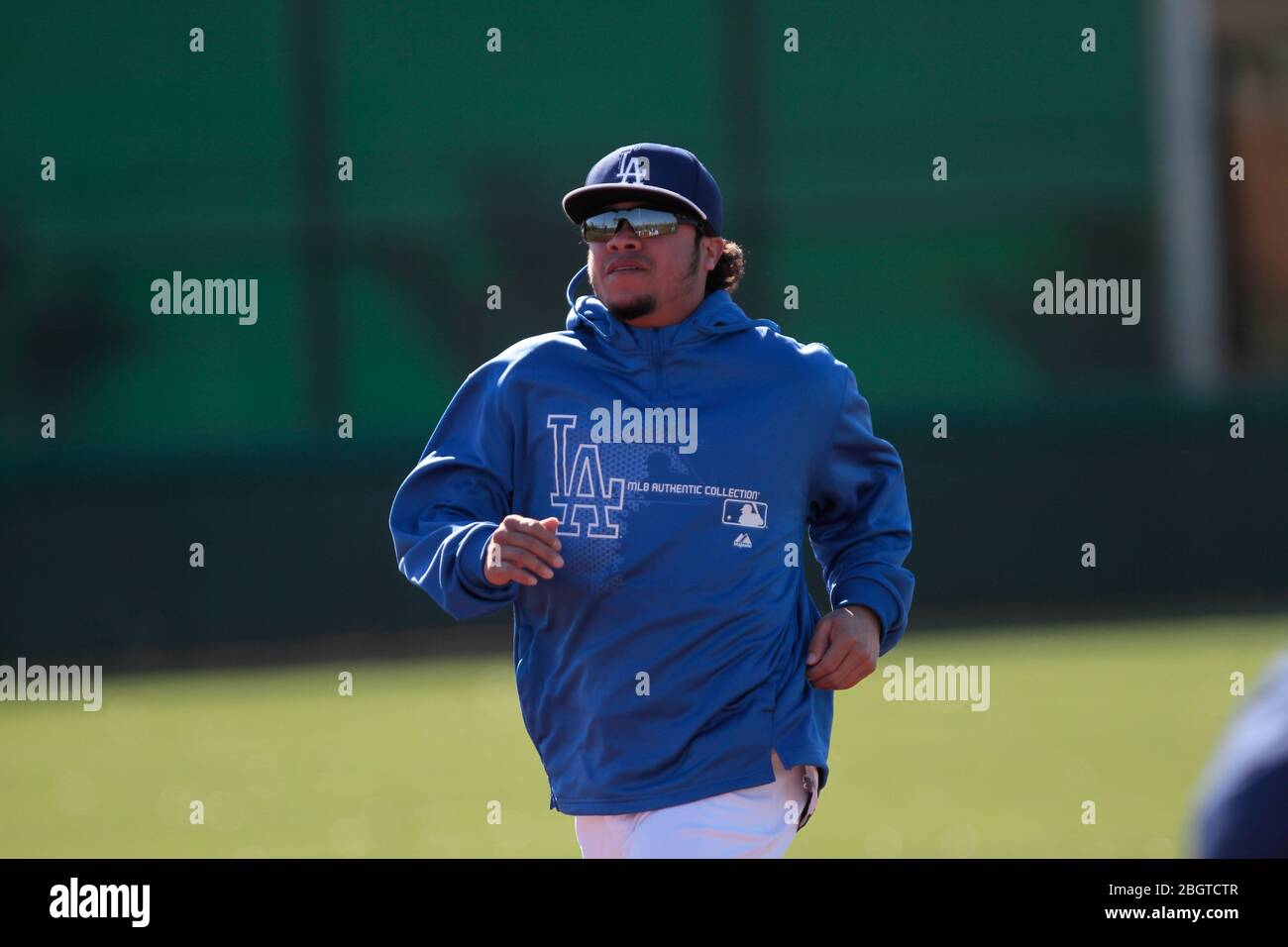 Alfredo Amezaga de los dodgers de Los Angeles Stock Photo Alamy