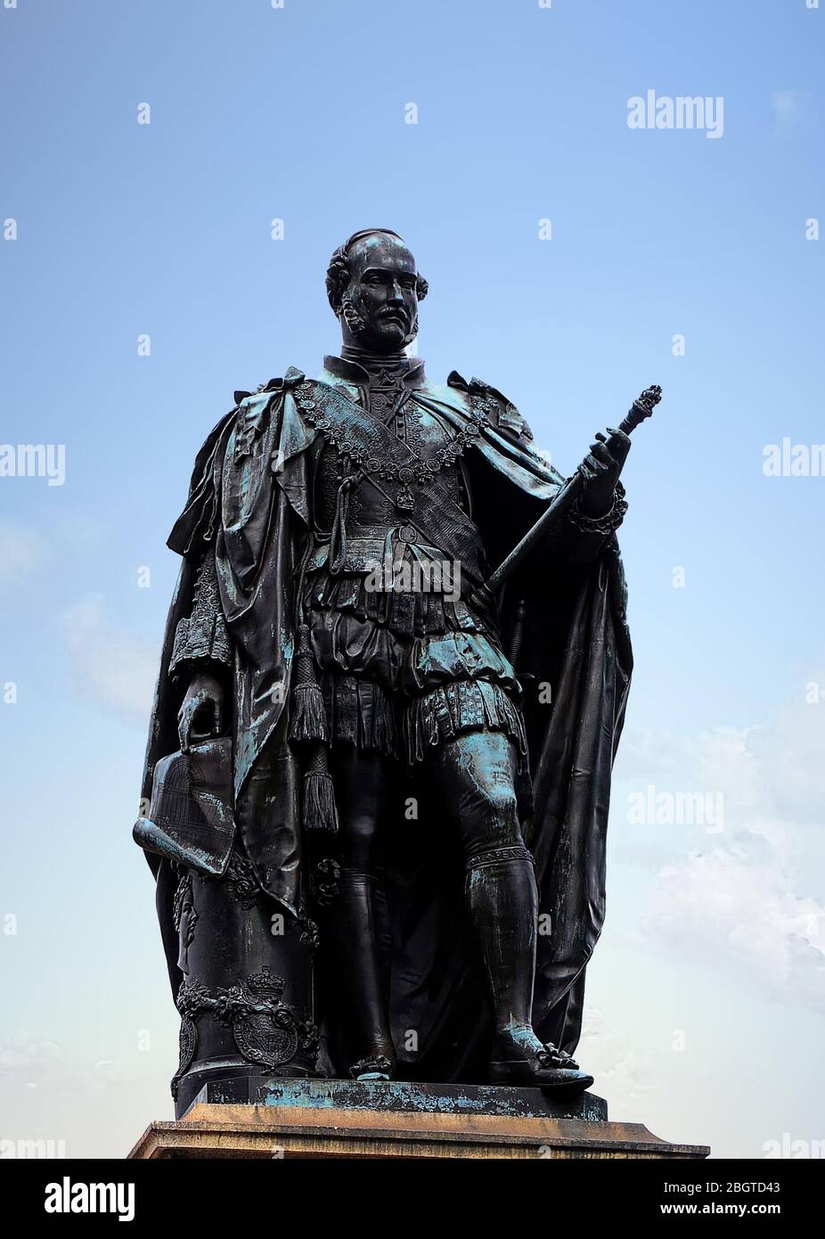 Statue of Albert the Good , Sydney, Australia Stock Photo Alamy