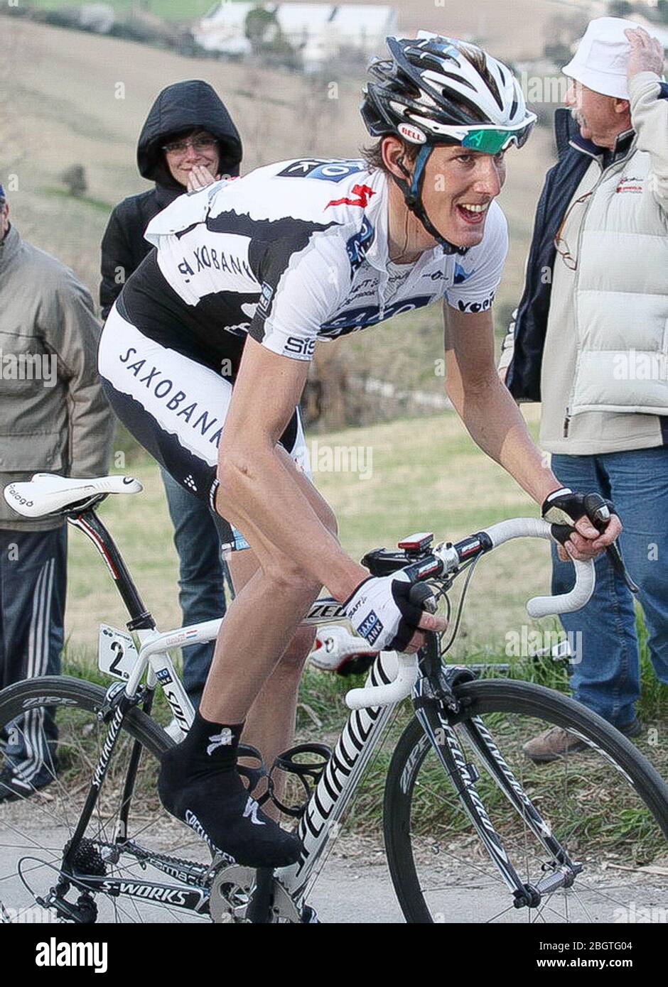 Andy Schleck of Saxo Bank the Tirreno Adriatico 2009, Stage 4