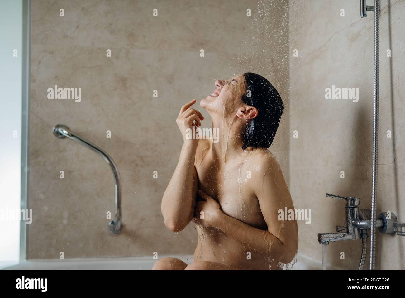 czech teen in the shower