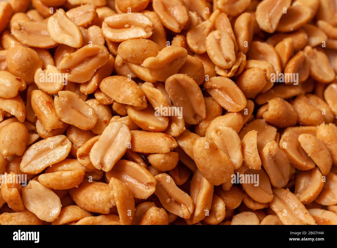 Close up shot of salted peanuts Stock Photo Alamy