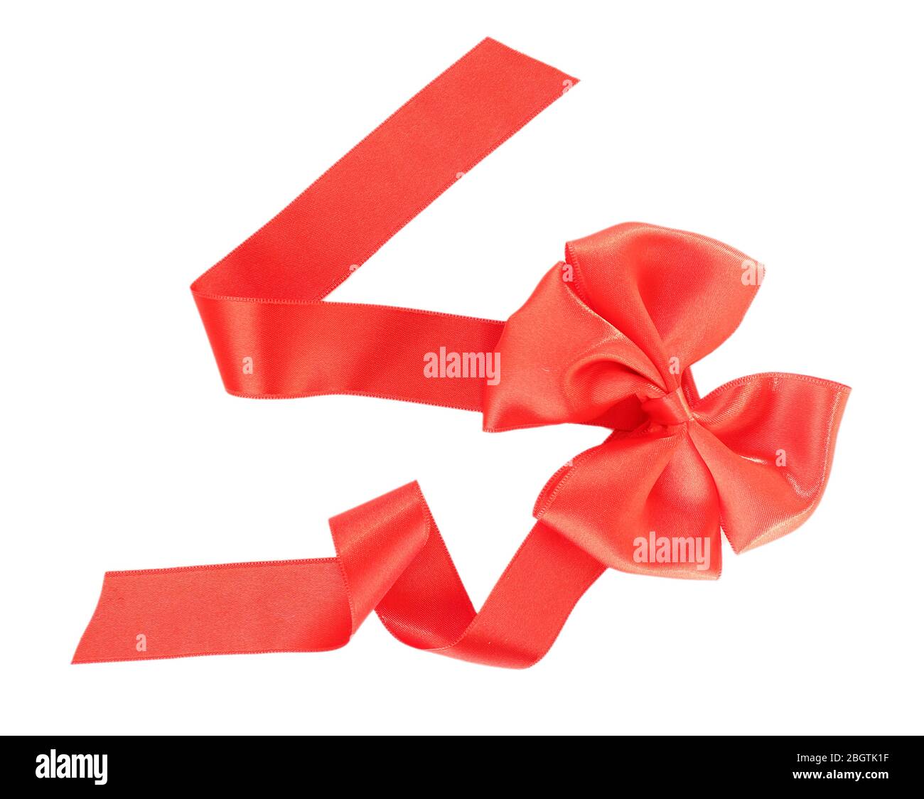 Red long ribbon decorative Cut Out Stock Images & Pictures - Alamy