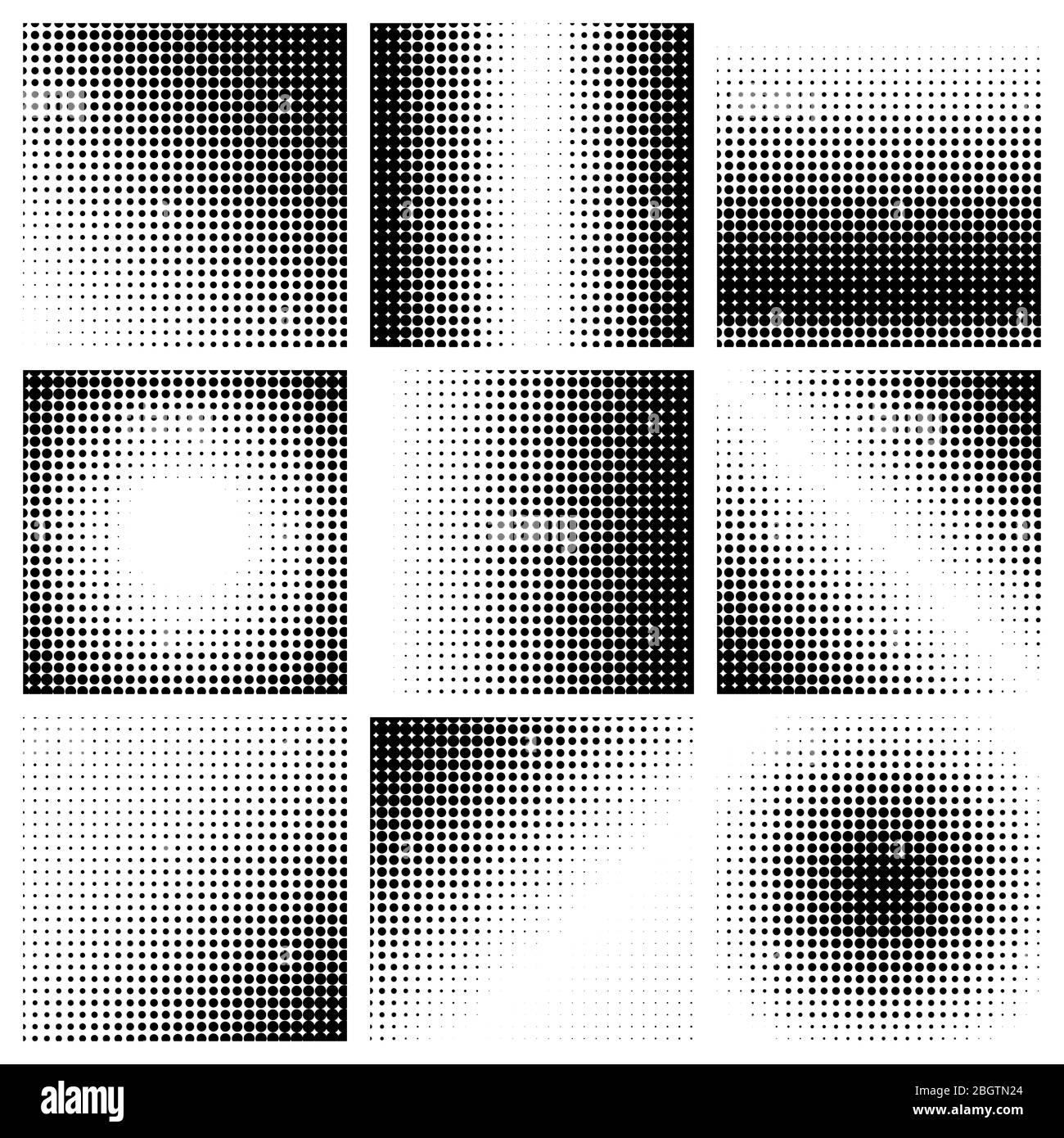 Halftone dots on white background. Vector illustration Stock Vector ...