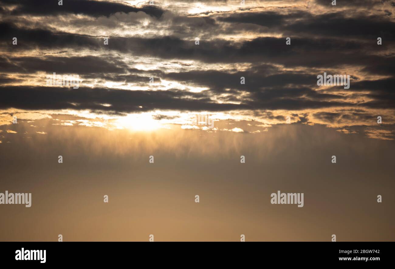 Golden sunlight ray shines hi-res stock photography and images - Alamy