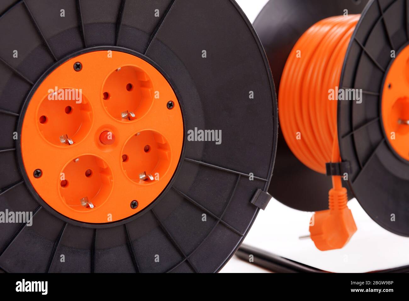 Roll electric extension cable hires stock photography and images Alamy
