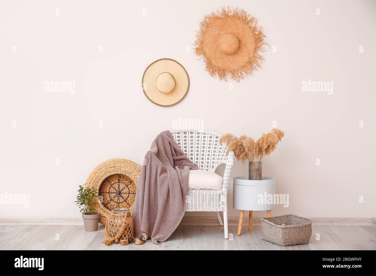 Interior of modern stylish living room Stock Photo - Alamy