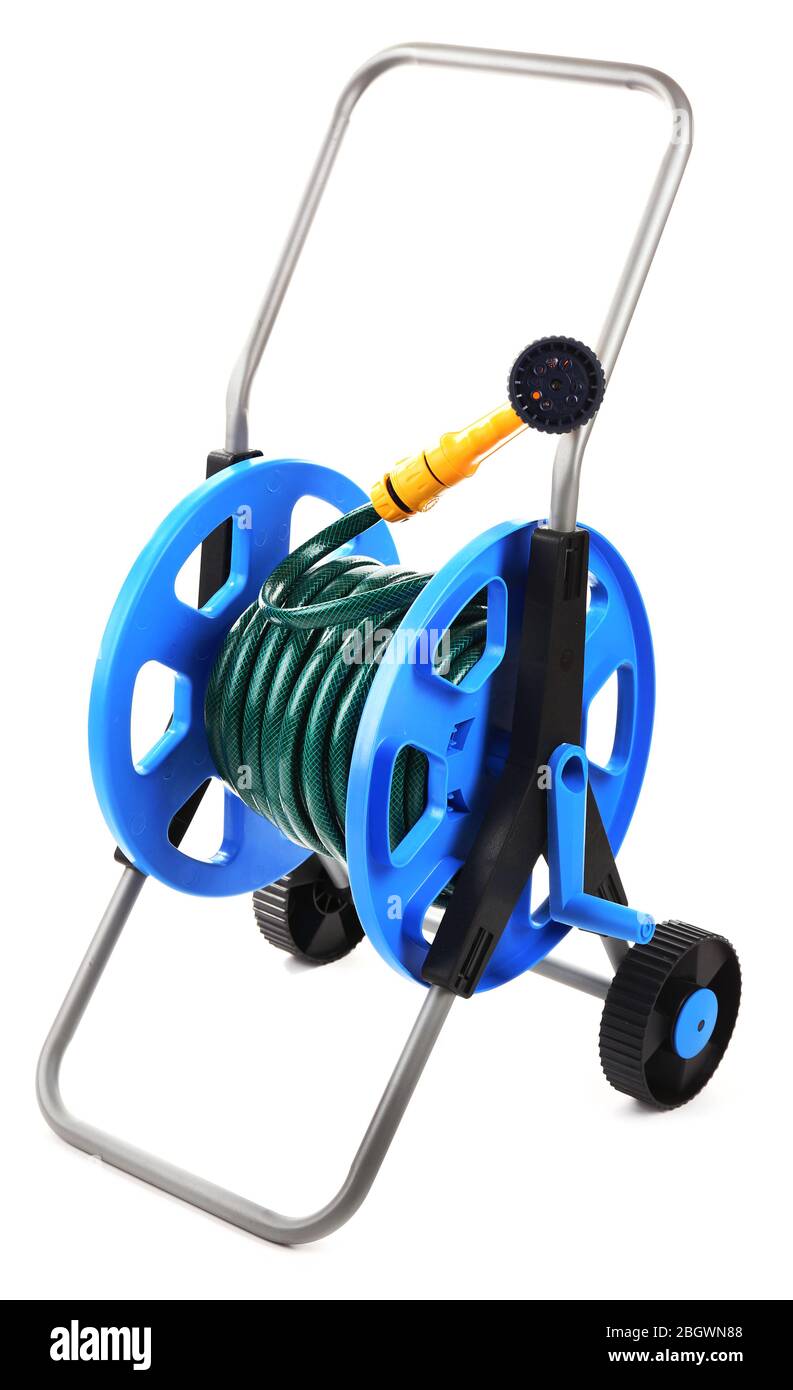 Garden hose pipe reel hi-res stock photography and images - Alamy