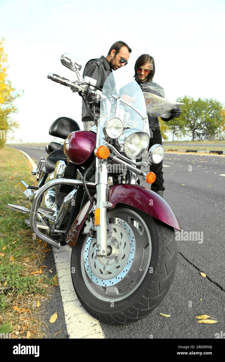 Biker men hi res stock photography and images Alamy