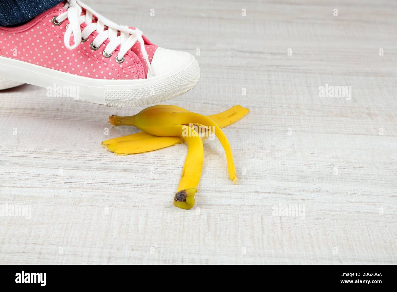 Step on banana skin hires stock photography and images Alamy