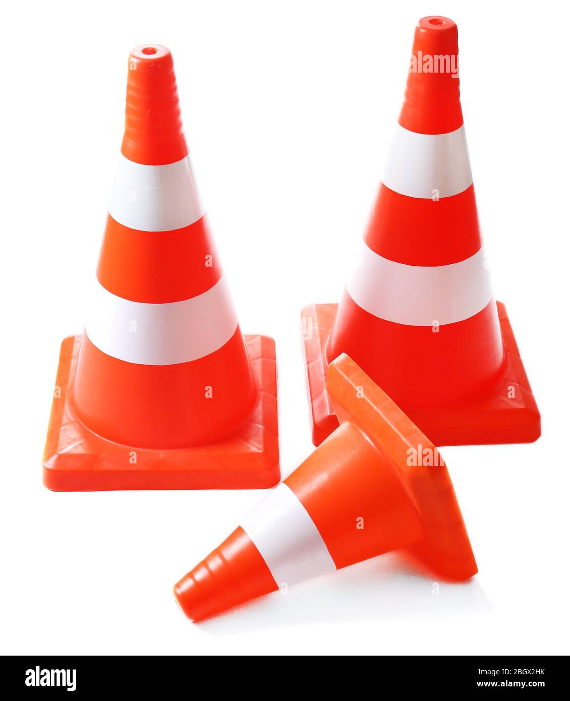 Traffic Cone Isolated On White Stock Photo Alamy   Traffic Cone Isolated On White 2BGX2HK 