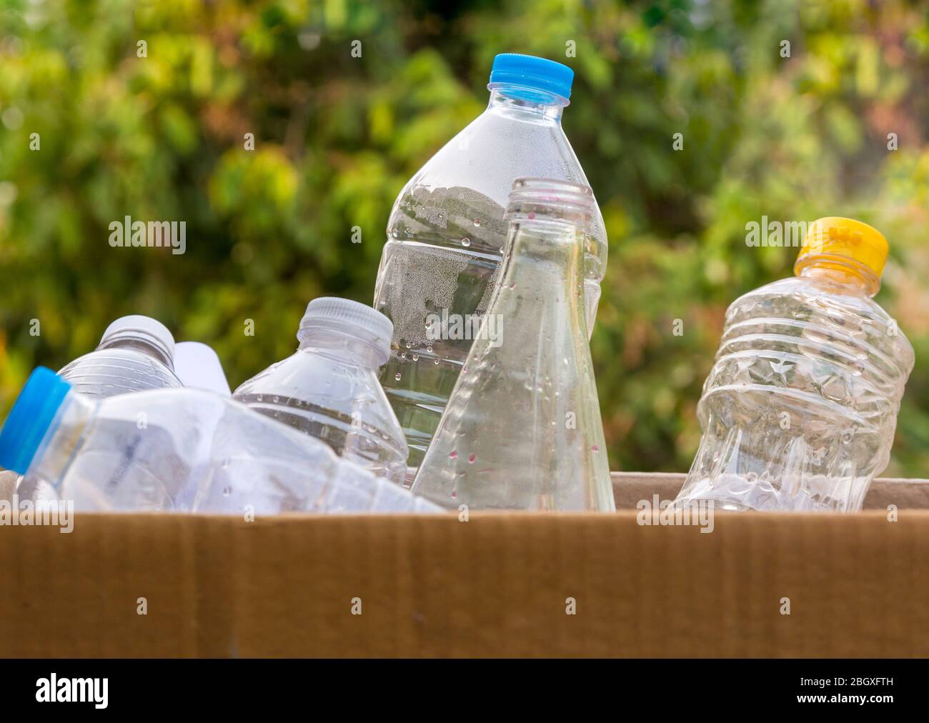hand holding plastic recycle for cleaning Stock Photo Alamy