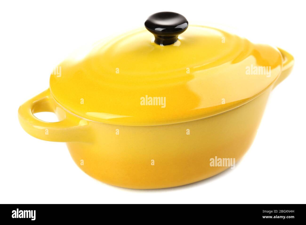 Ceramic pot. soup tureen isolated on white Stock Photo Alamy