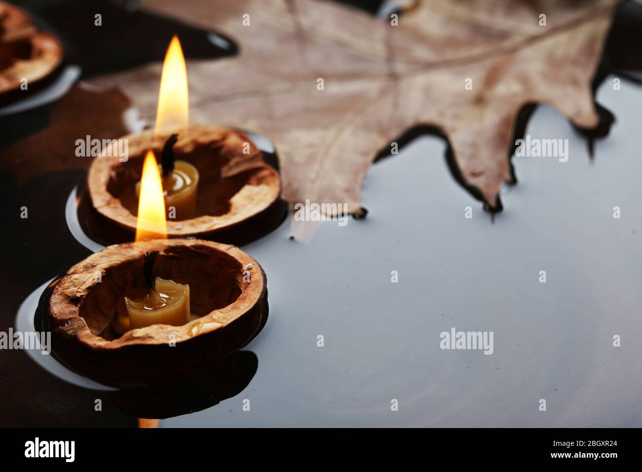 Floating candle in nutshell hires stock photography and images Alamy