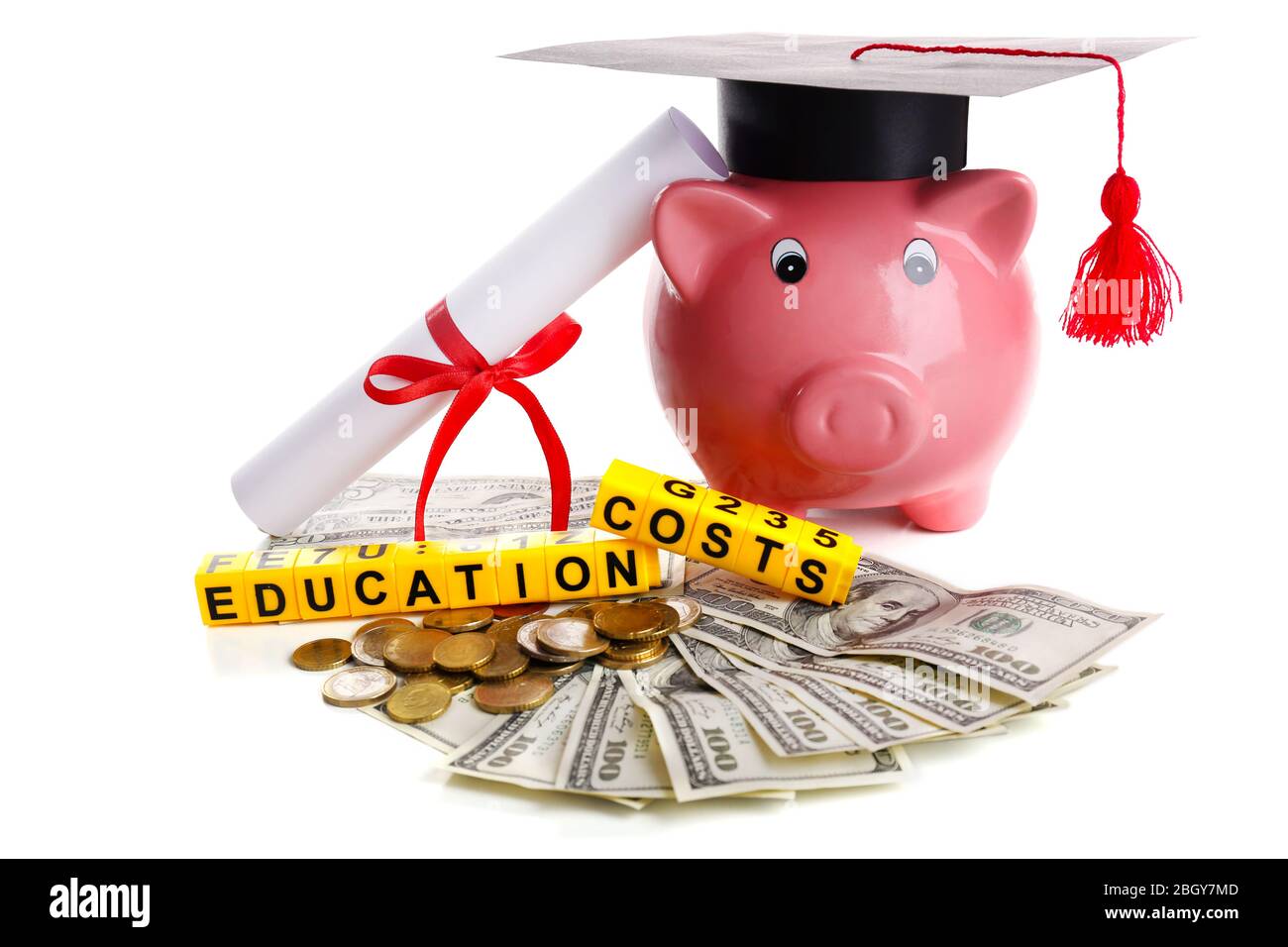 Education costs concept Stock Photo Alamy