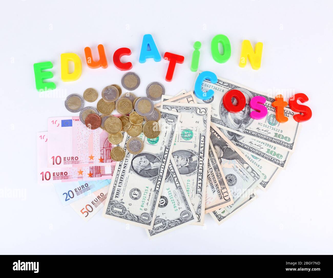 Education costs concept Stock Photo Alamy