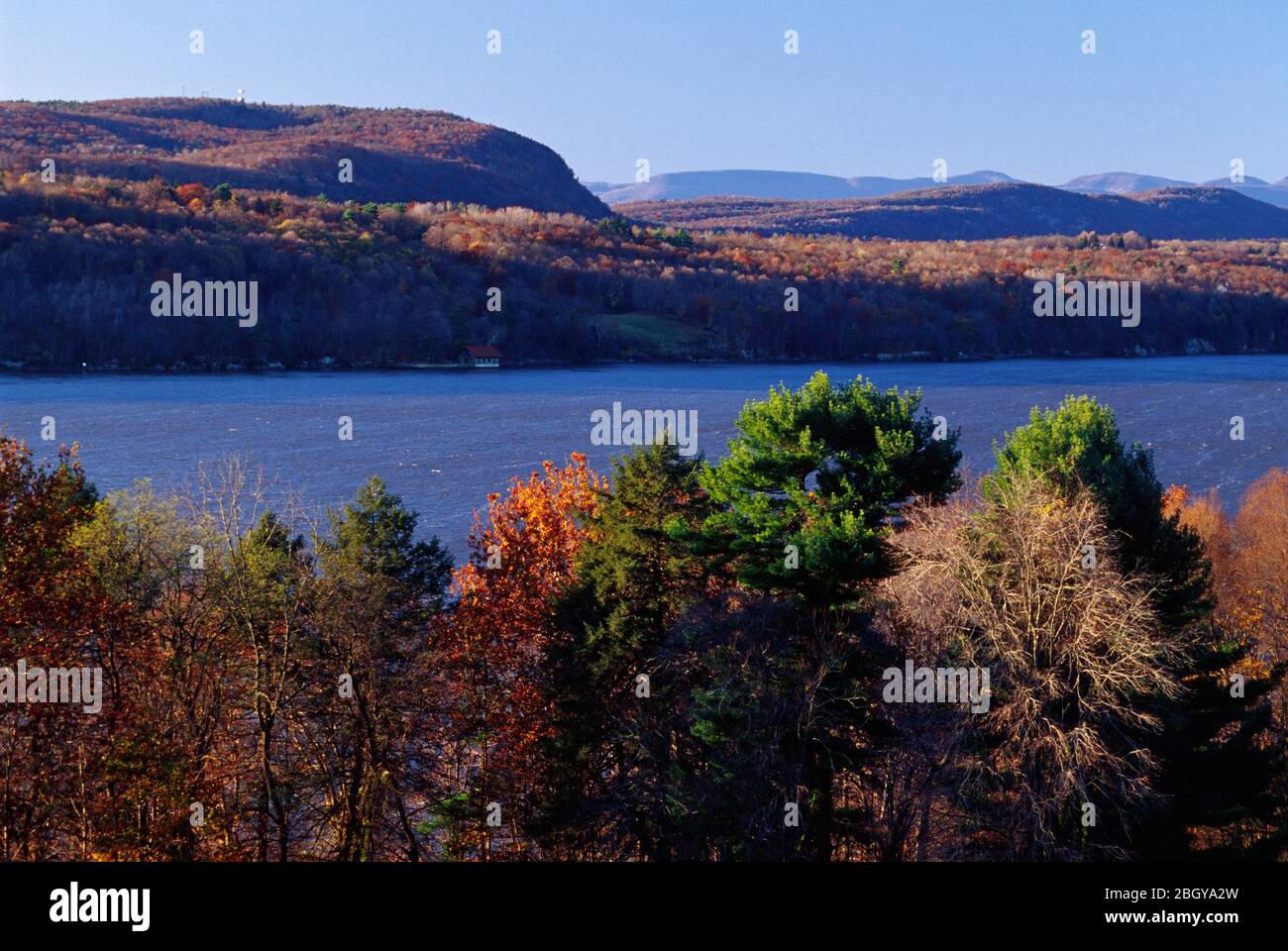 Hudson River view, Vanderbilt Mansion National Historic Site, New York