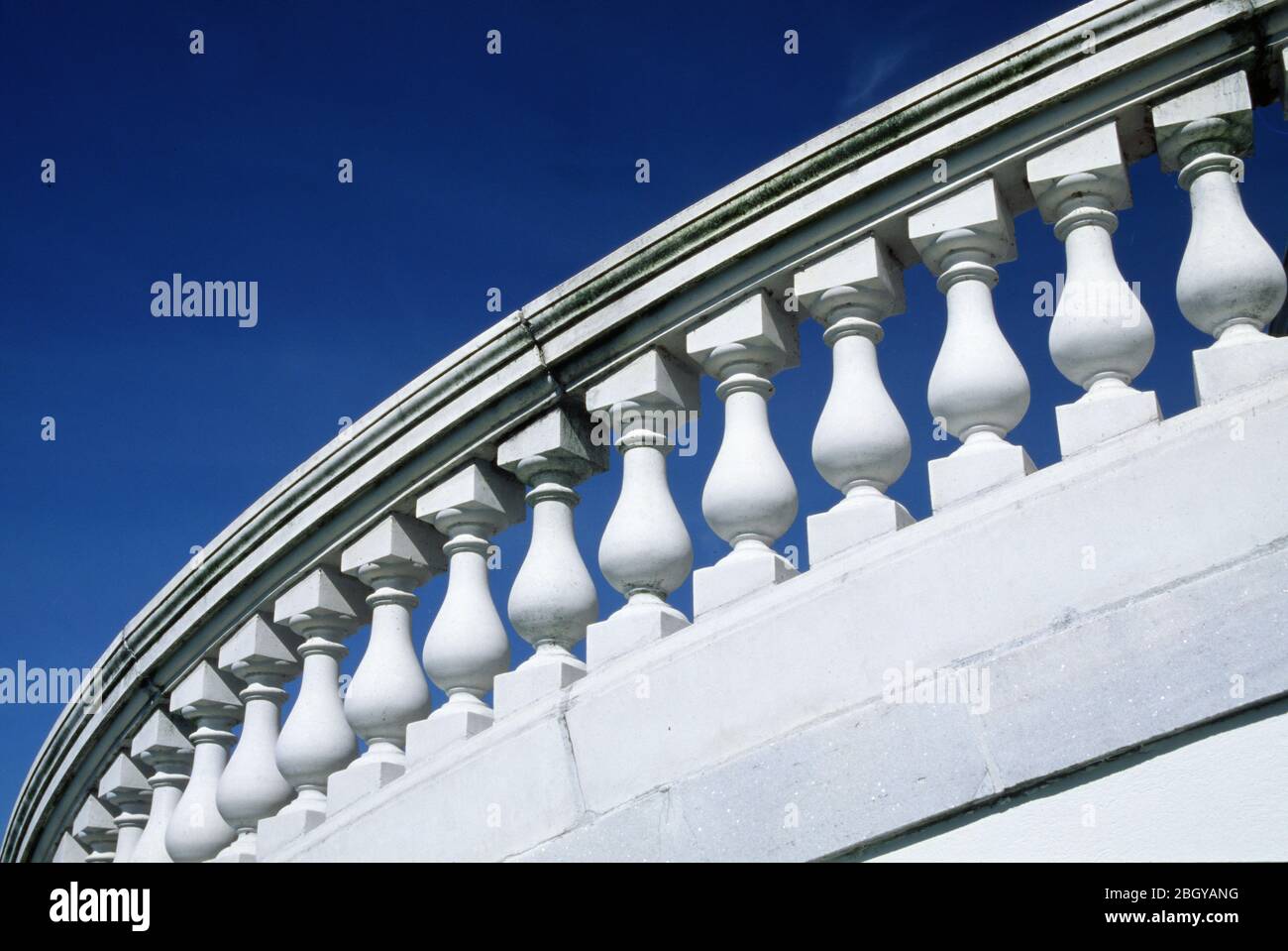 Mills Mansion stairway, Staatsburgh State Historic Site, New York Stock