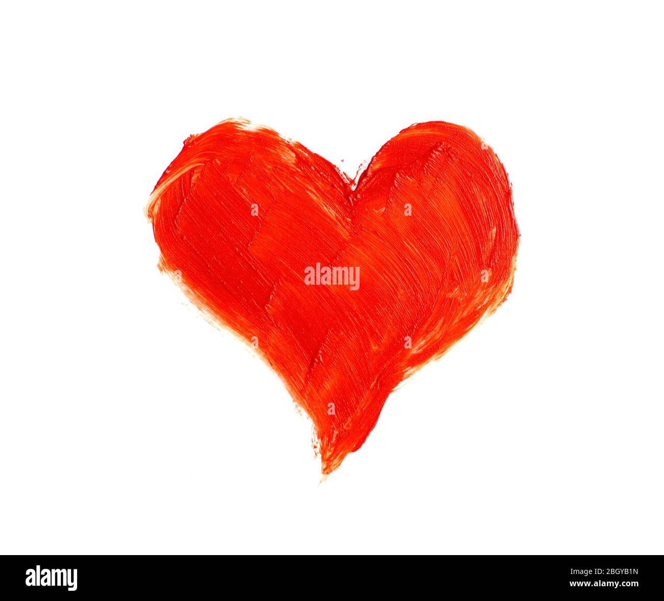Drawing heart isolated on white Stock Photo - Alamy