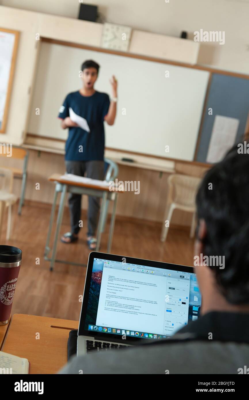 CHENNAI, INDIA January 2018 Indian School Debating Society