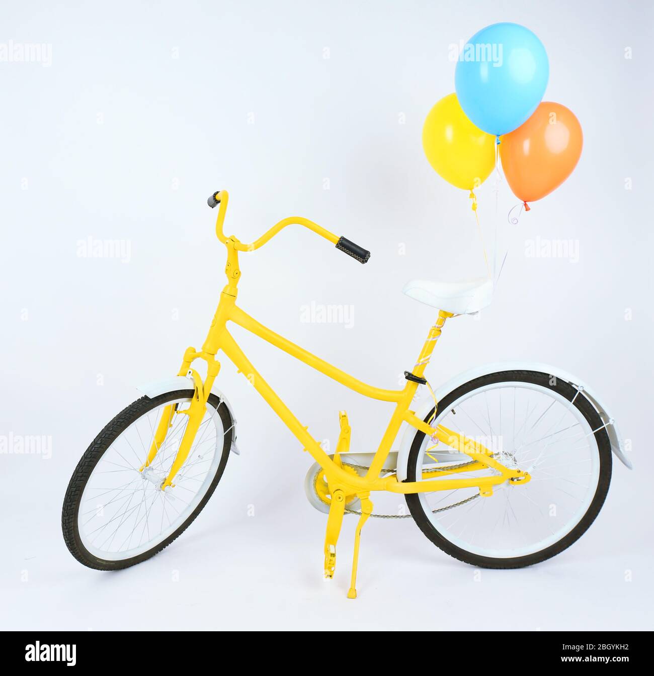 Download Bicycle And Balloons High Resolution Stock Photography And Images Alamy