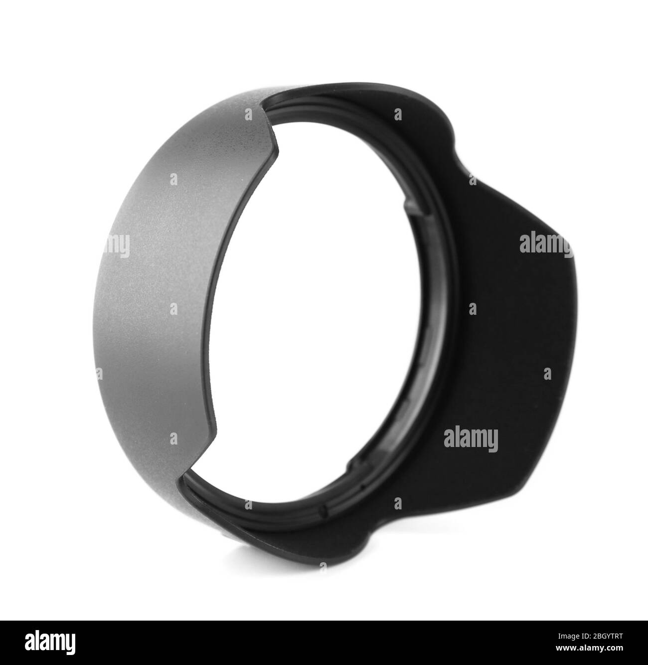 Lens hood isolated on white Stock Photo Alamy
