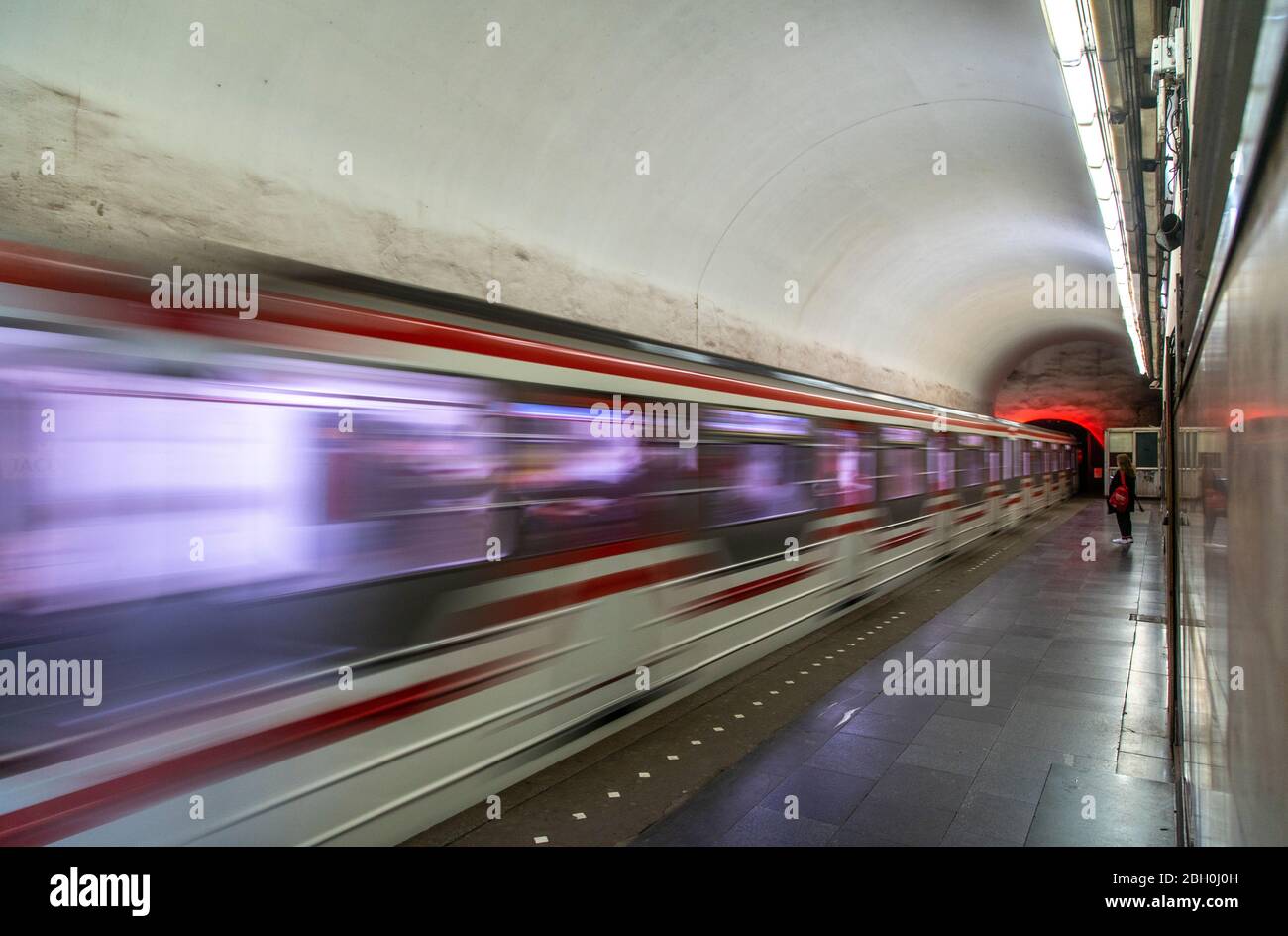 Tbilisi metro Stock Photo