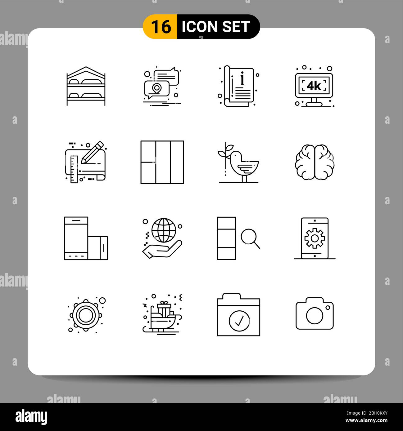 Service catalog icon vector vectors hi-res stock photography and