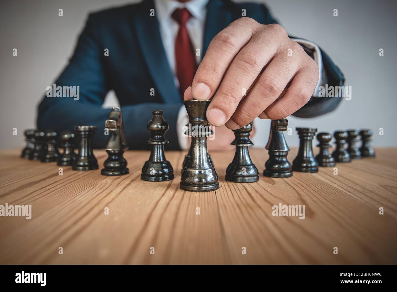 chess board game concept for ideas and competition and strategy