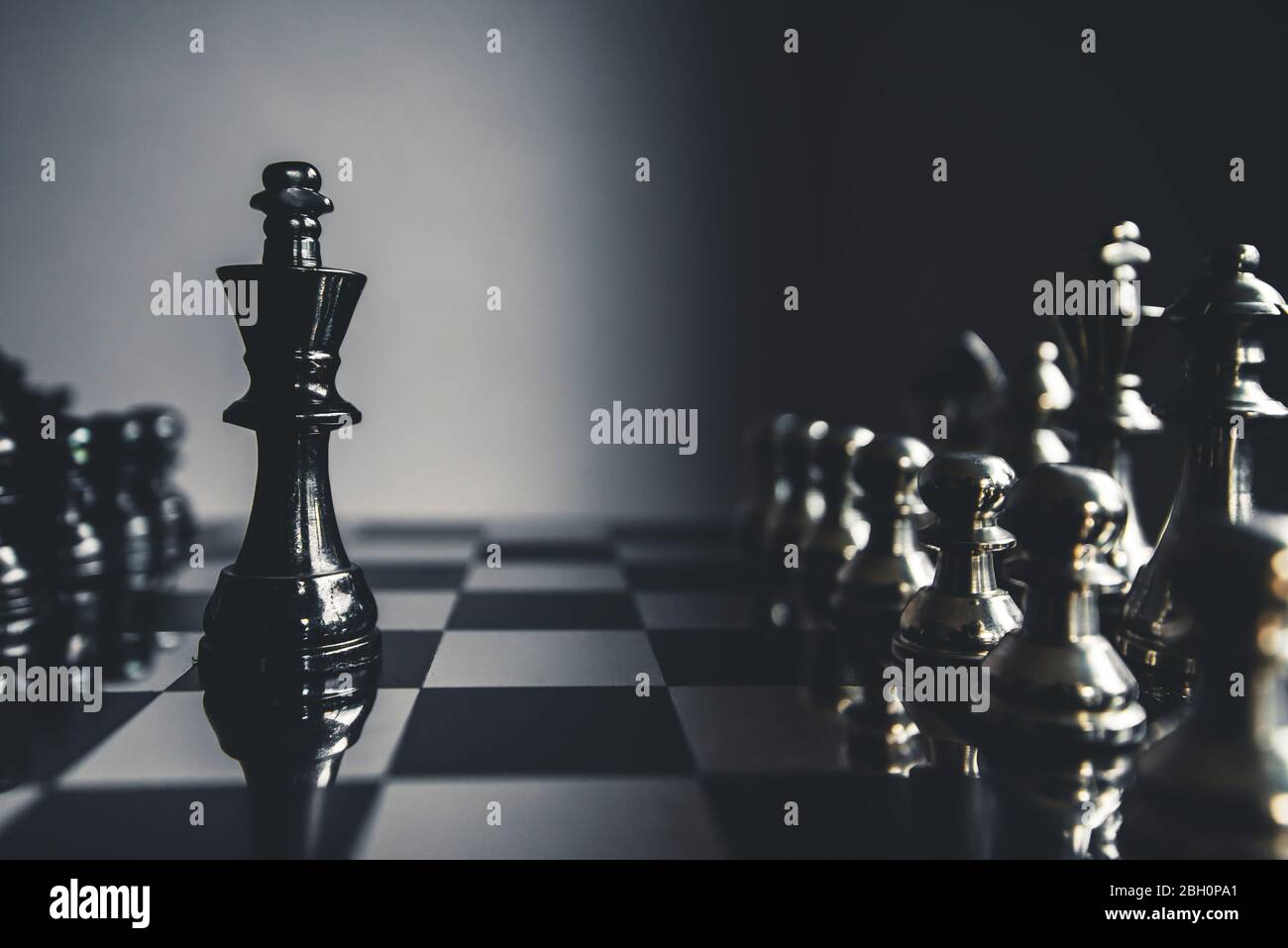 chess board game for ideas and competition and strategy, business success  concept Stock Photo - Alamy
