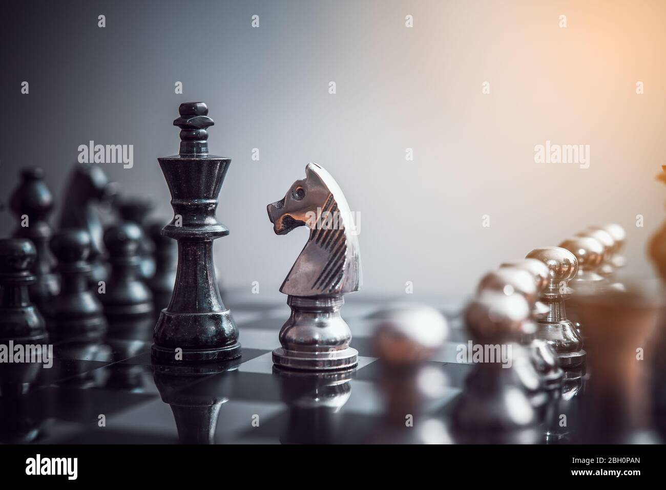 chess board game concept of business ideas and competition and stratagy  plan success meaning Stock Photo - Alamy