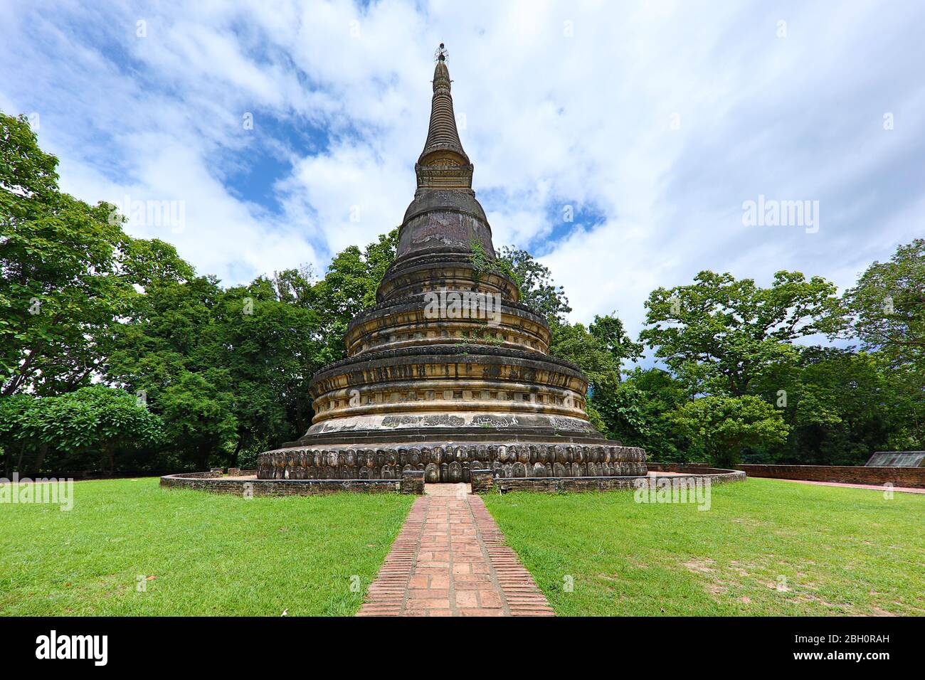 Wat Umong Buddhist Temple in Chiang Mai, Thailand Stock Photo