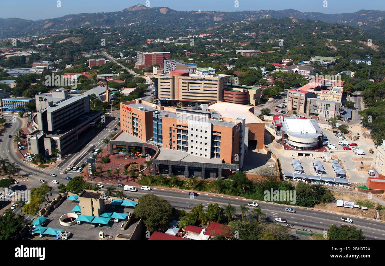 Aerial view nelspruit cbd hires stock photography and images Alamy