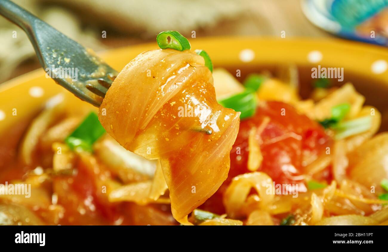 Pyaz ki Sabjee - Indian Food , aromatic onion vegetable flavoured with ...