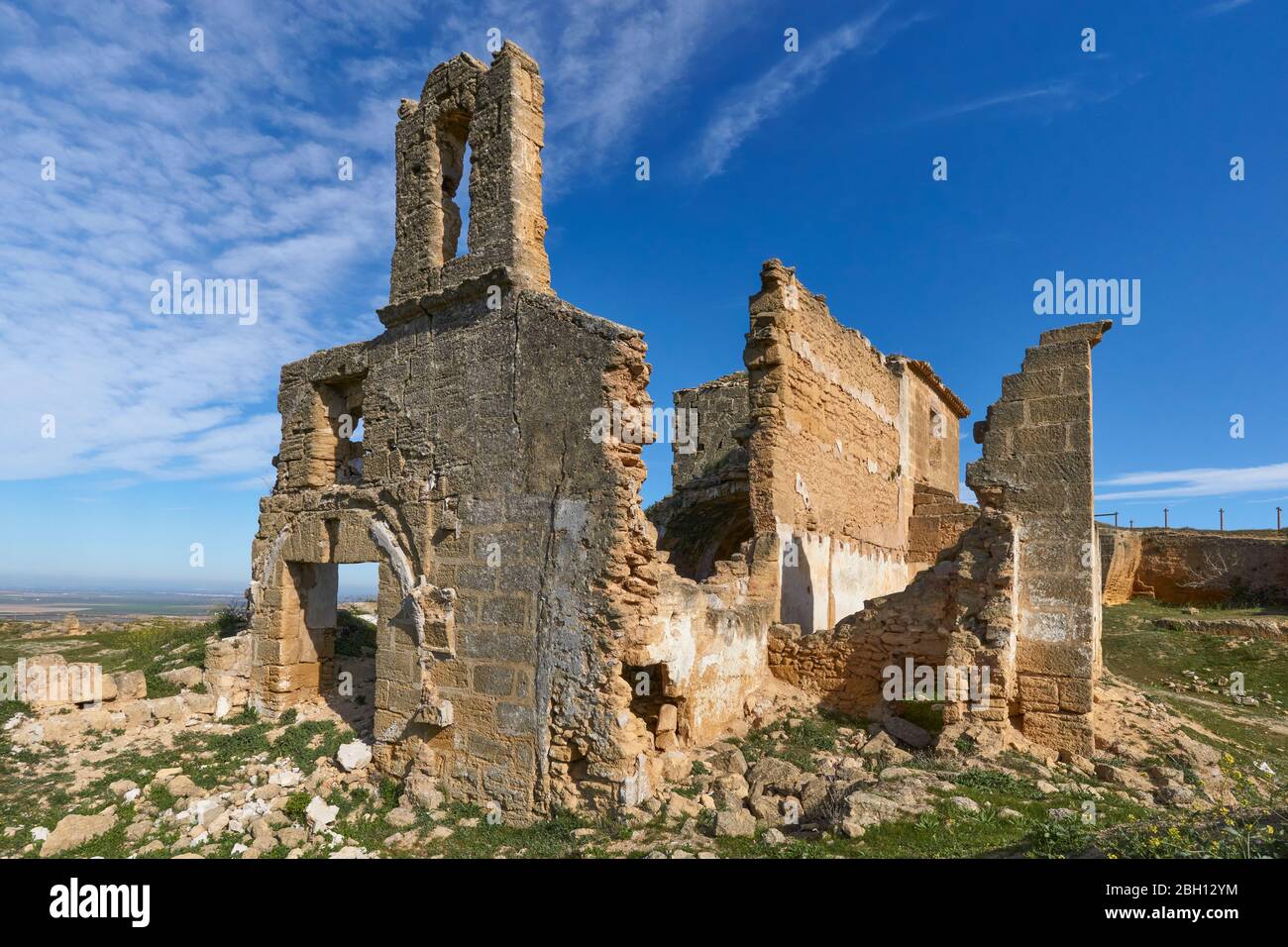 hermitage Via sacra in ruins in Osuna, seville. Spain Stock Photo