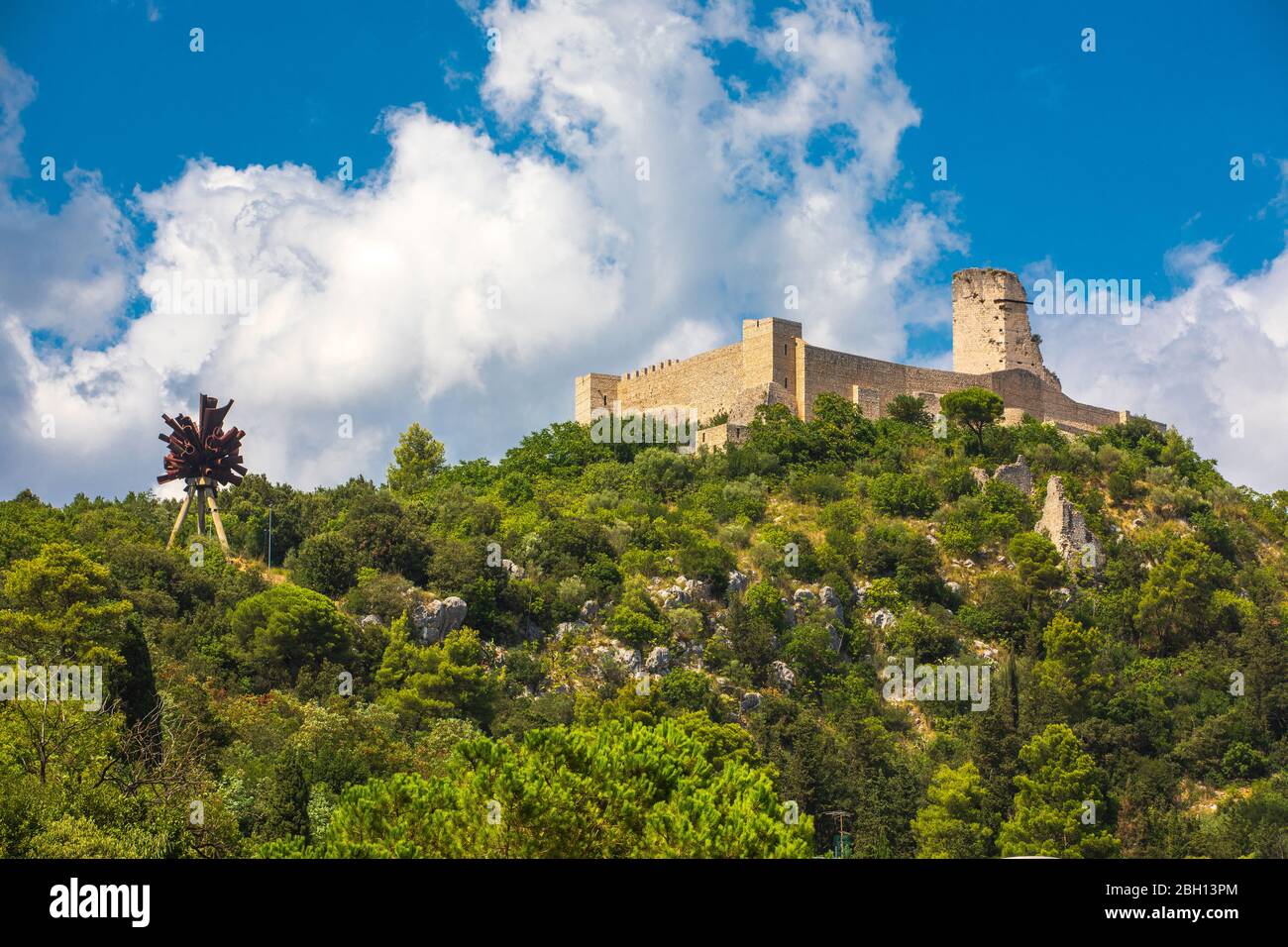 Cassino with rocca janula hi-res stock photography and images - Alamy