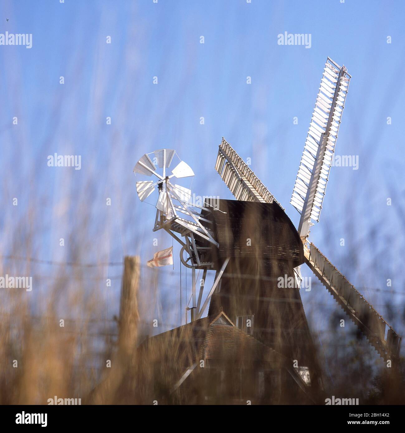 Sarre Windmill in East Kent, built in 1820 Stock Photo