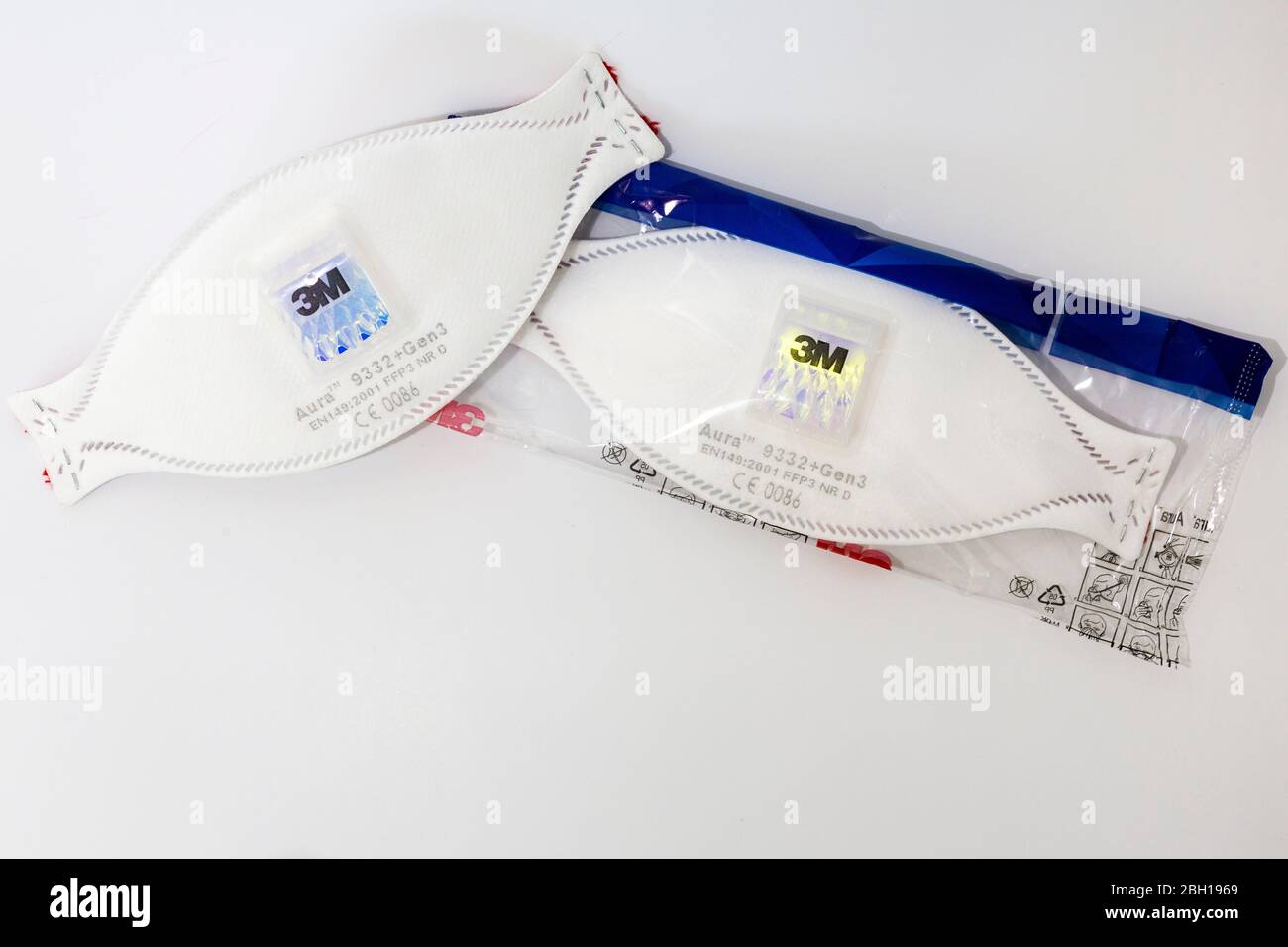 Mask, Corona, Covid-19, Coronavirus, epidemie, pandemie, respirator (CTK Photo/Marketa Hofmanova) Stock Photo