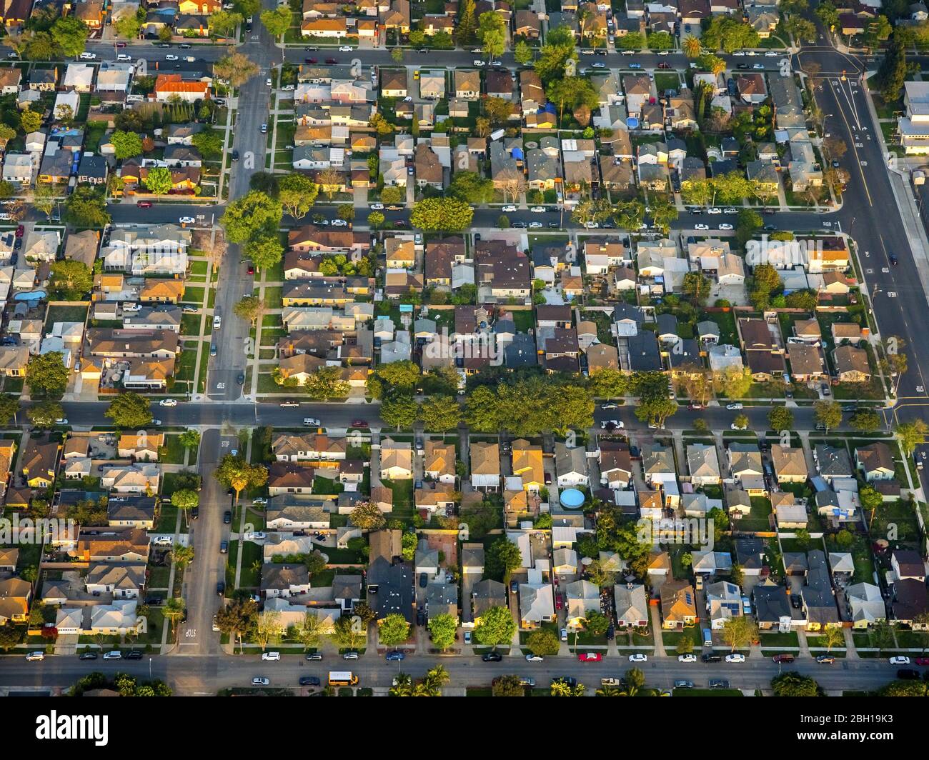 Typical american residential area hires stock photography and images