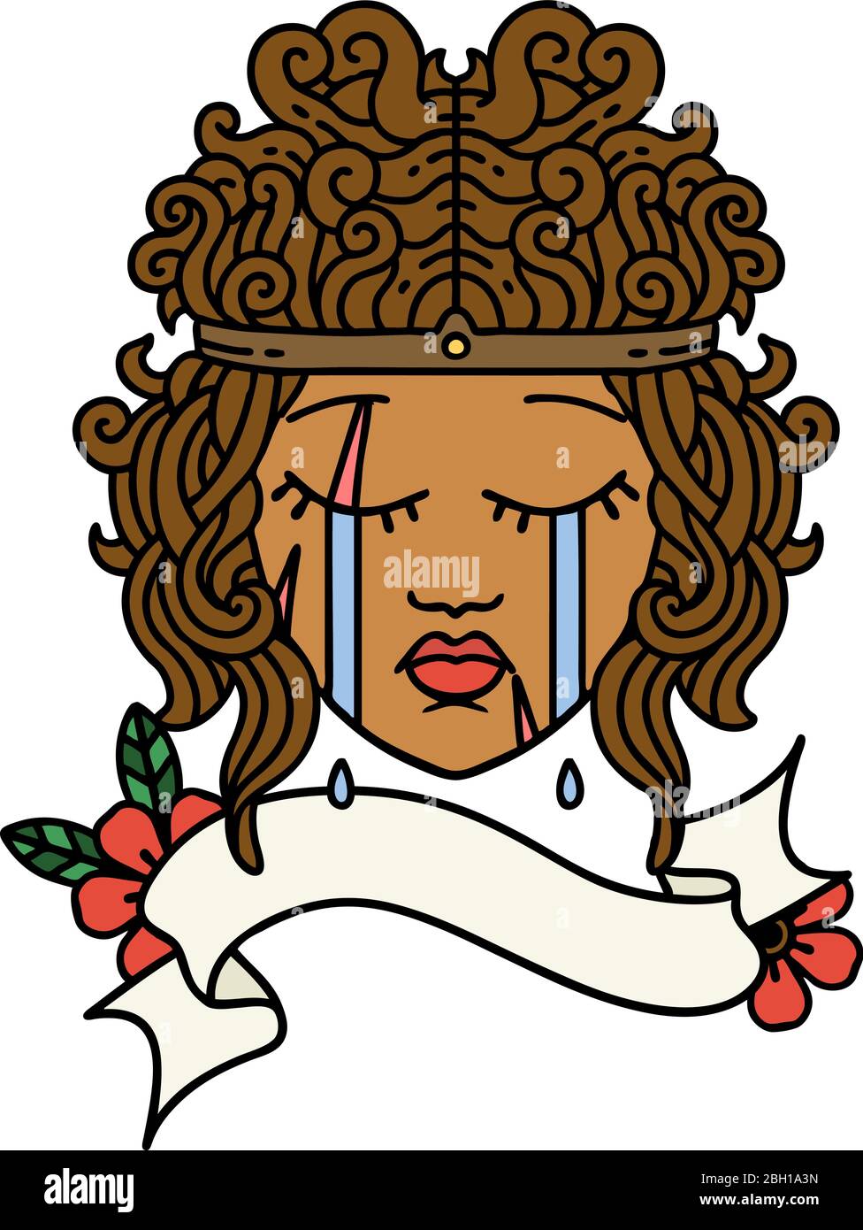 Retro Tattoo Style human barbarian character Stock Vector Image & Art