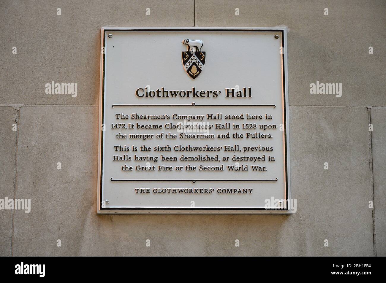 Clothworkers' Hall, Dunster Court, Mincing Lane, London Stock Photo Alamy