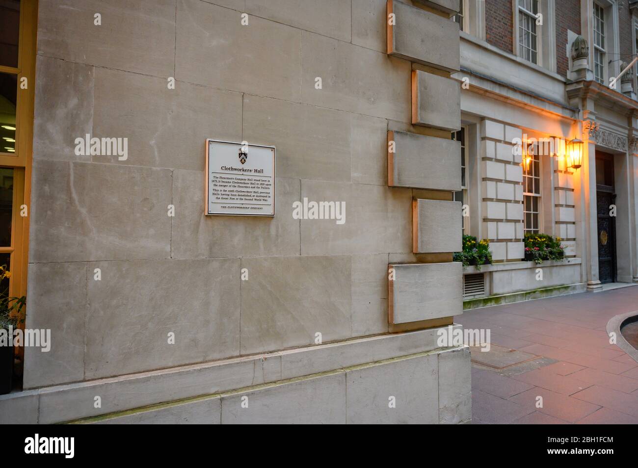 Clothworkers' Hall, Dunster Court, Mincing Lane, London Stock Photo Alamy