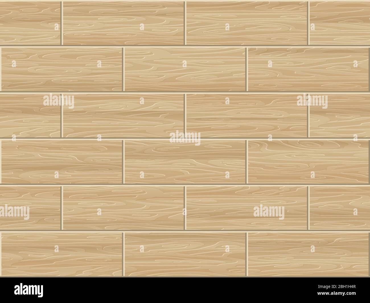 Seamless wooden board surface background. EPS 10 vector Stock Vector